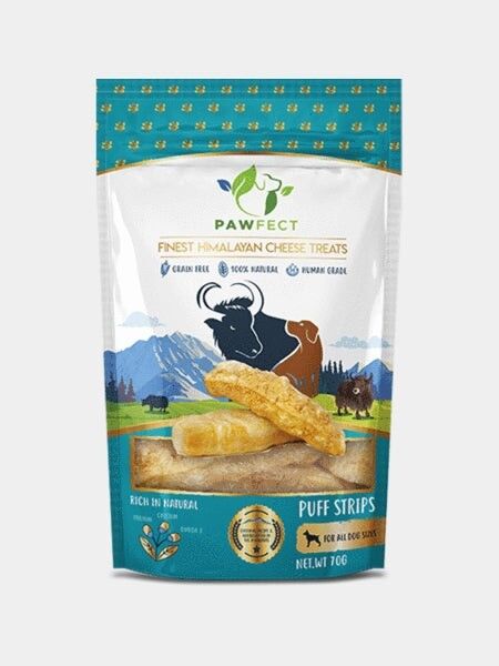 Lamelles de Fromage de Yak soufflé pour chien