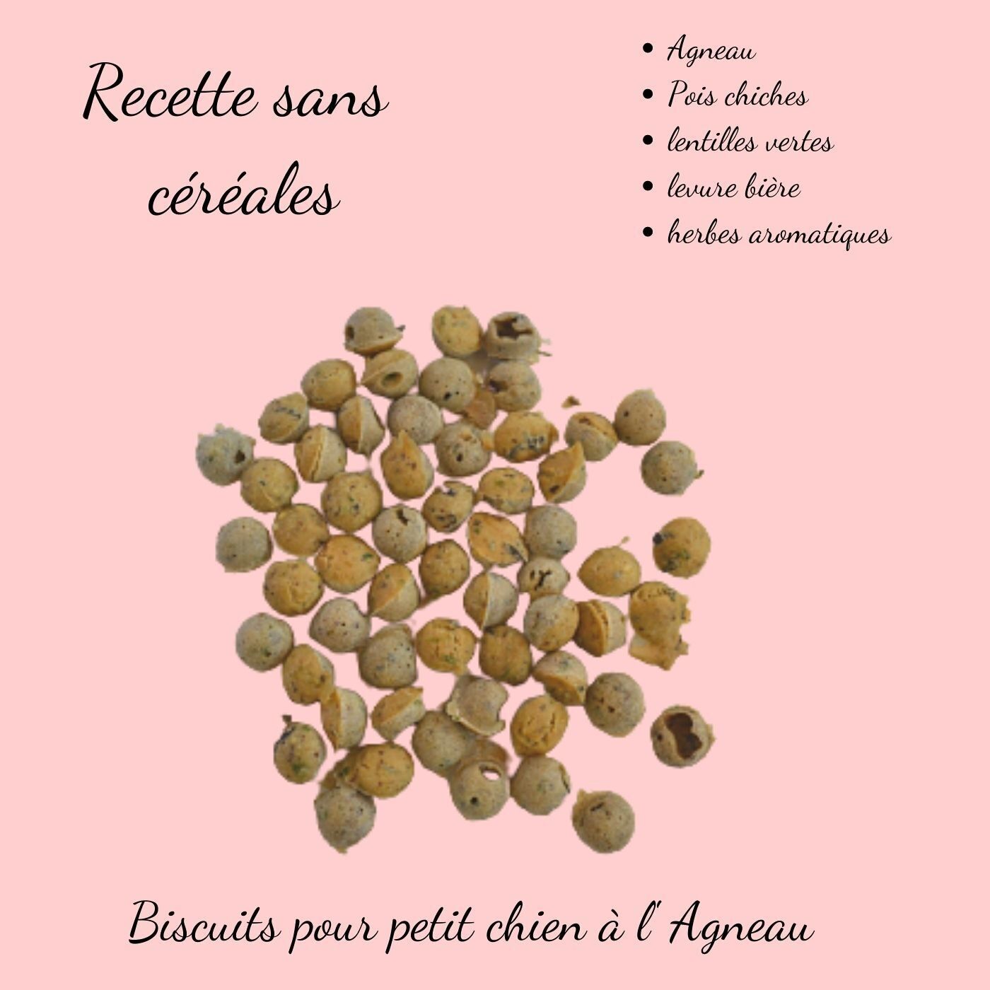 Sachet biscuits à l'Agneau
