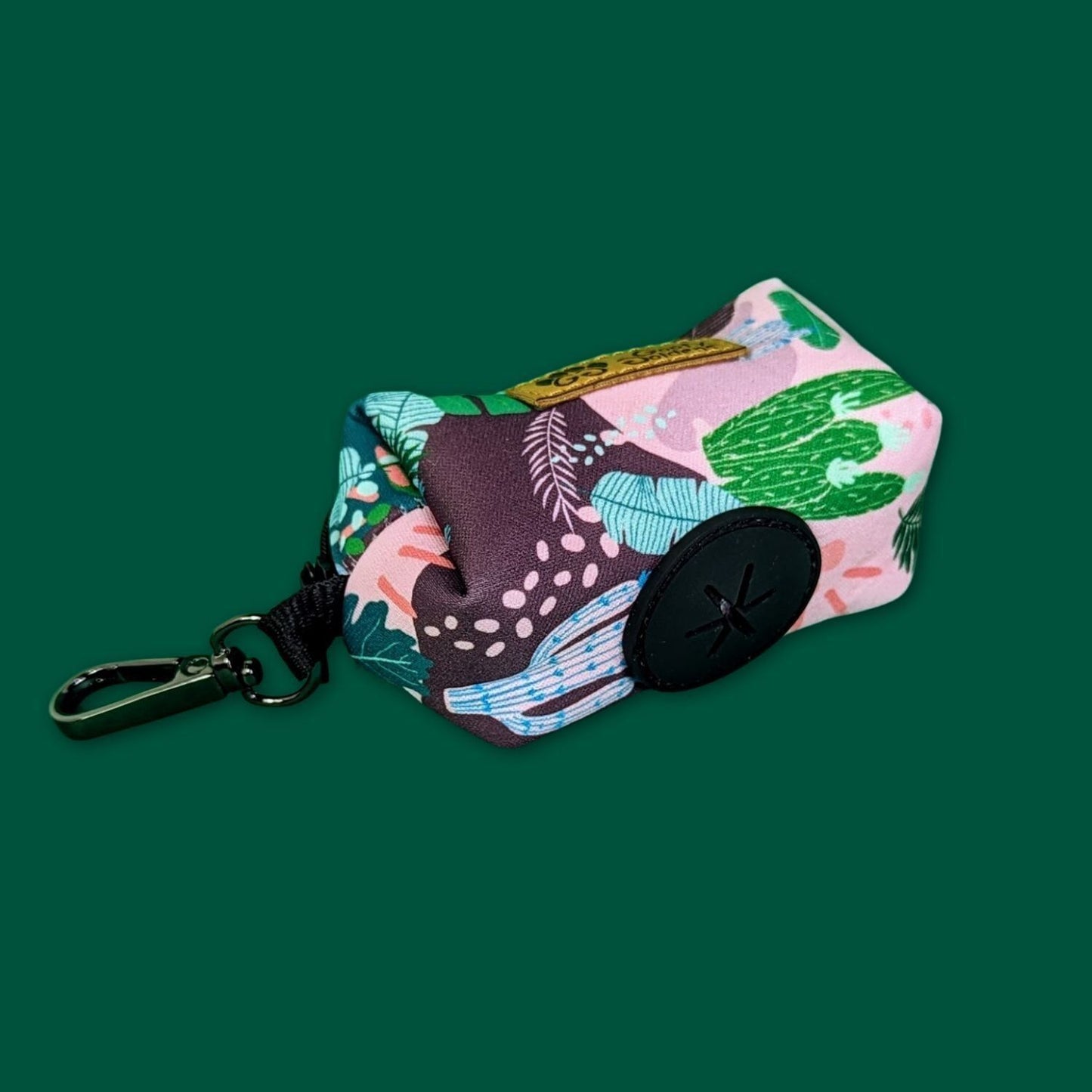 Pochette friandises/sac à déjection Cactus