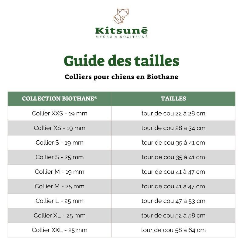 Collier chien en BioThane® - vert EMERAUDE