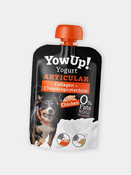 Yaourt à boire pour chien - Articulations goût poulet - Yow Up !