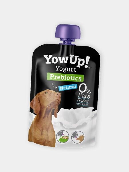 Yaourt à boire pour chien - Prébiotiques naturels - Yow Up !